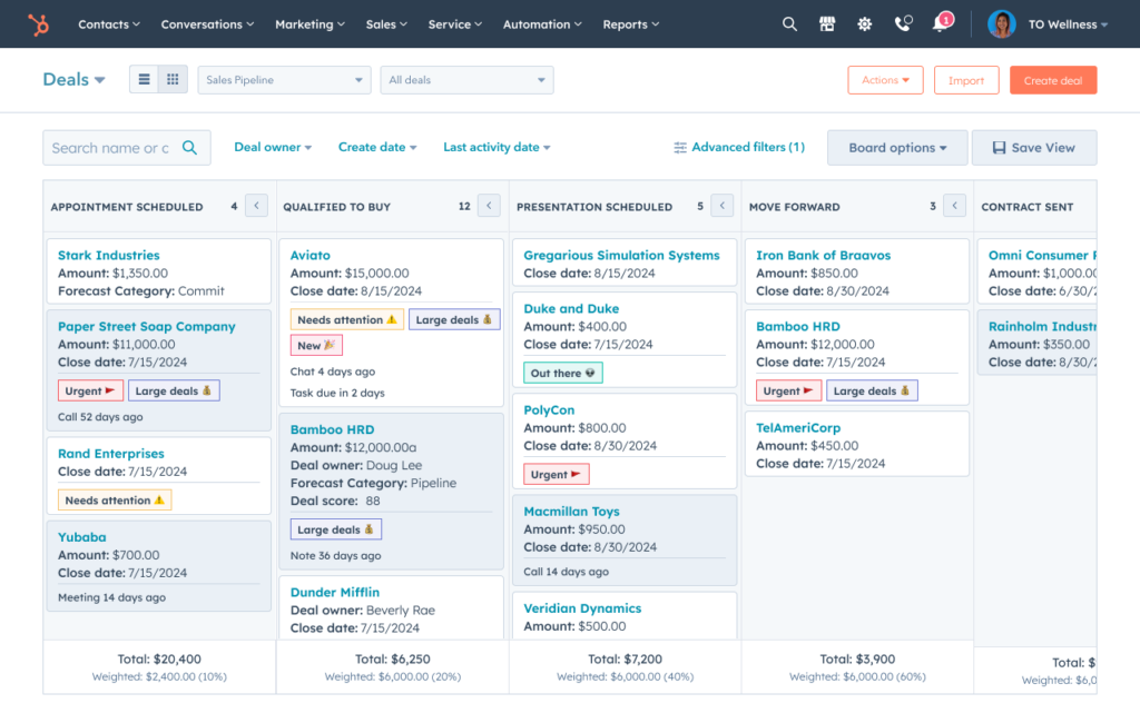 HubSpot for Insurance: Tracking Deals through the Sales Pipeline