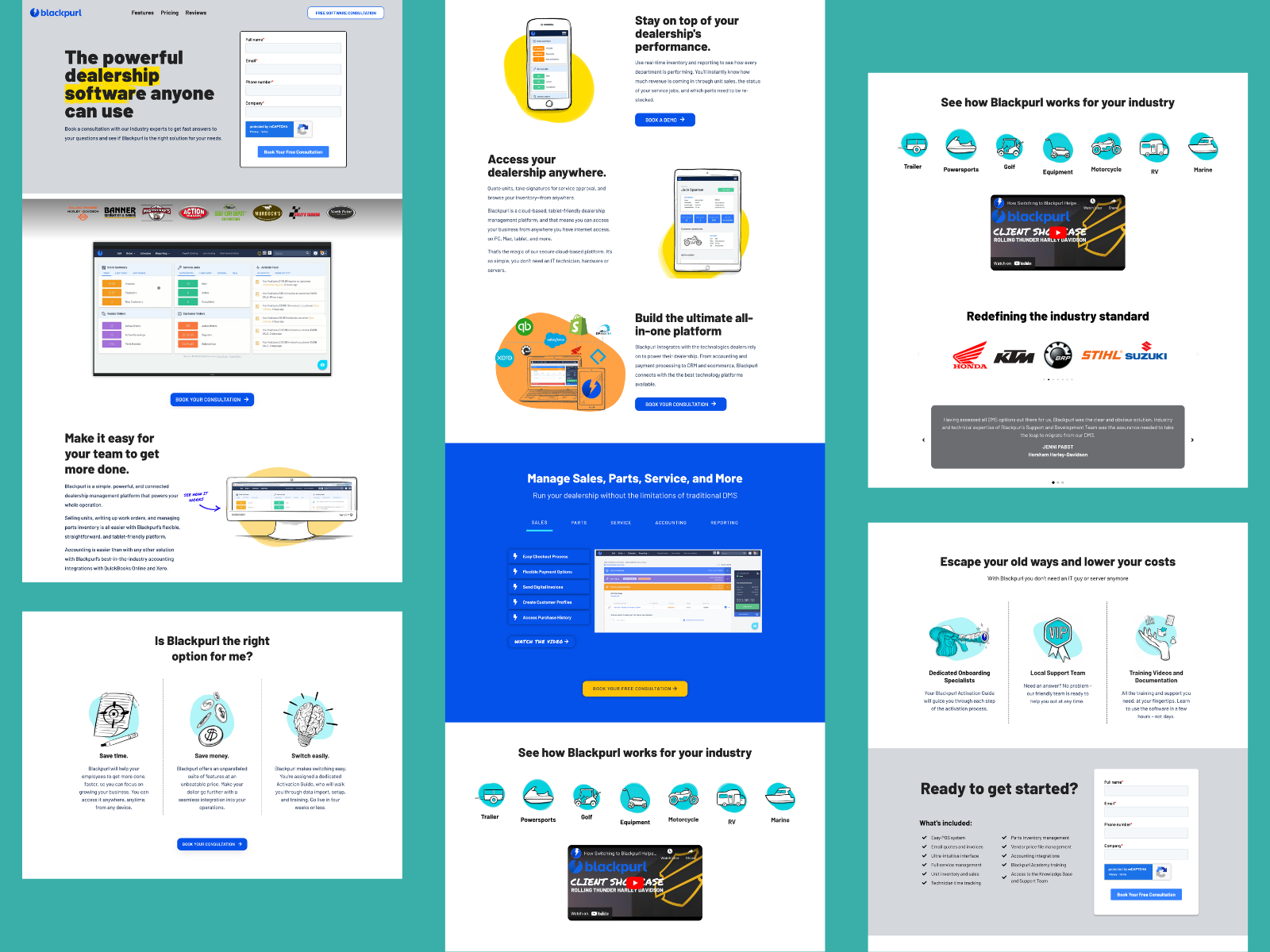 B2B SaaS StartUp Landing Page