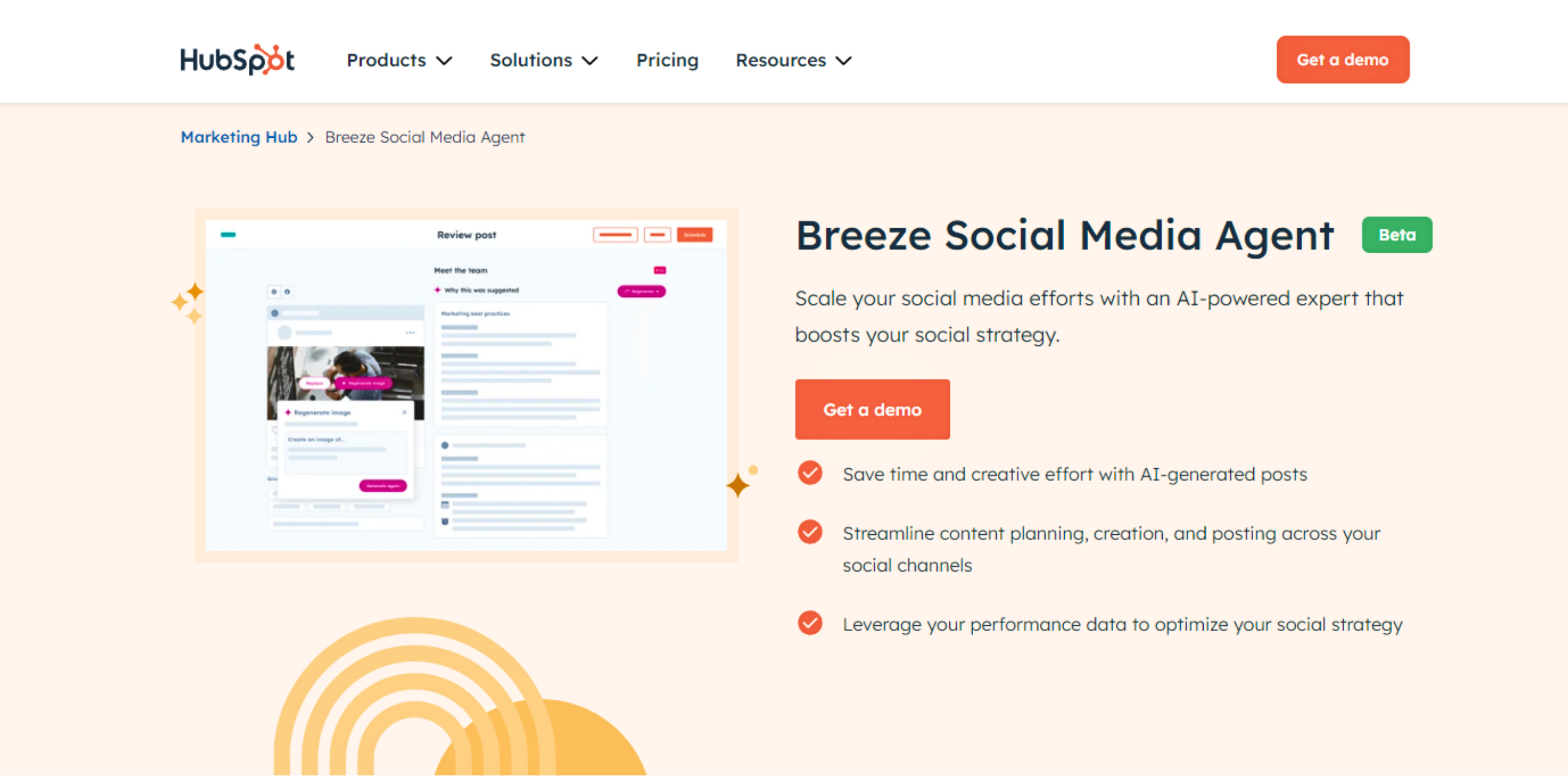 Breeze Agents: HubSpot Breeze Social Media Agent