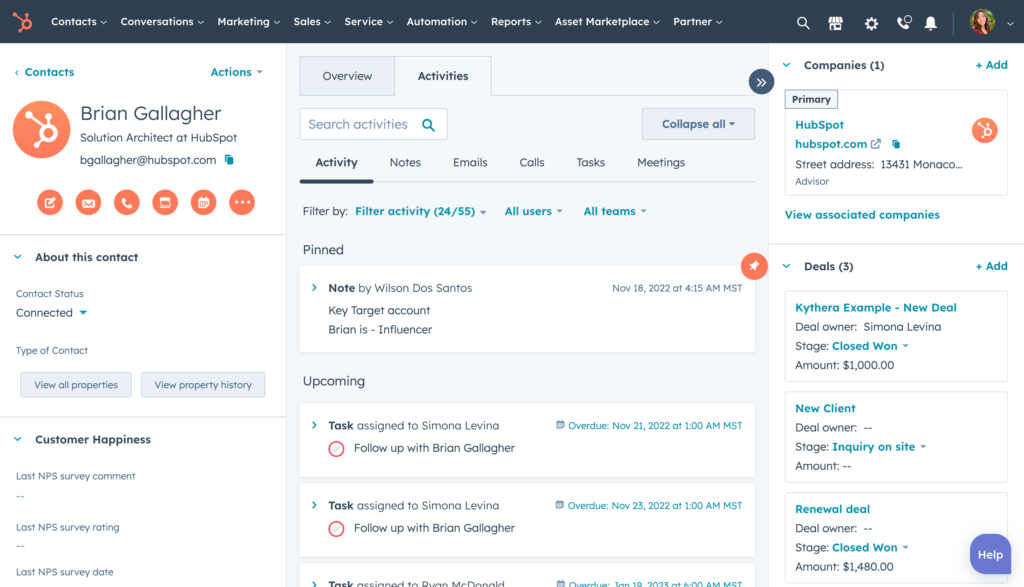 Understanding Client Behavior in HubSpot for Financial Services