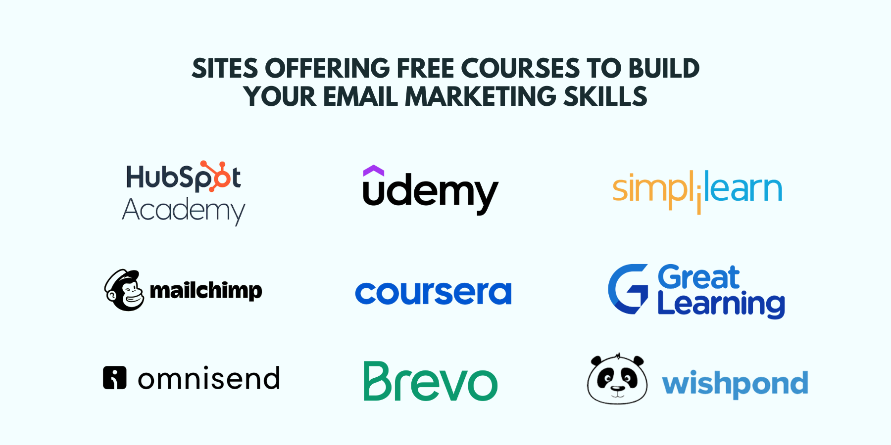 List of Websites Offering Free Courses to Build Email Marketing Skills